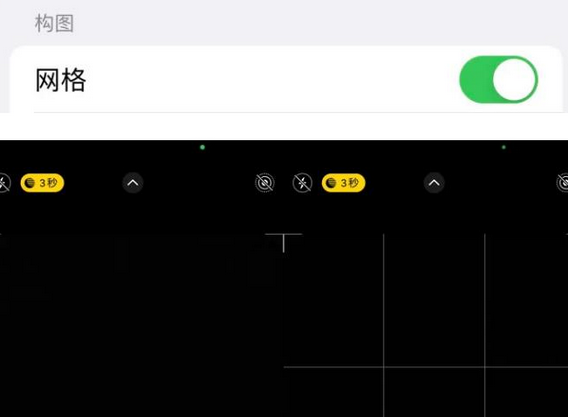海拉尔苹果手机维修网点分享iPhone如何开启九宫格构图功能