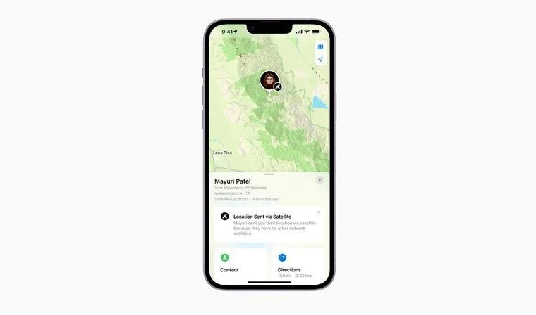 海拉尔苹果14维修分享iPhone14系列中 FindMy功能通过卫星分享位置方法教程 