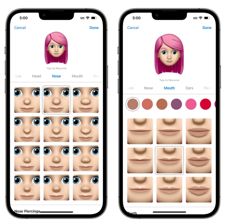 海拉尔苹果手机维修分享​iOS 16中的拟我表情有了哪些变化和升级 